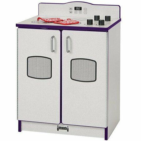 RAINBOW ACCENTS Purple TRUEdge Stove: 20x15x27, 2409JCWW004, Culinary Creations, Freckled-Gray''. 5312409004